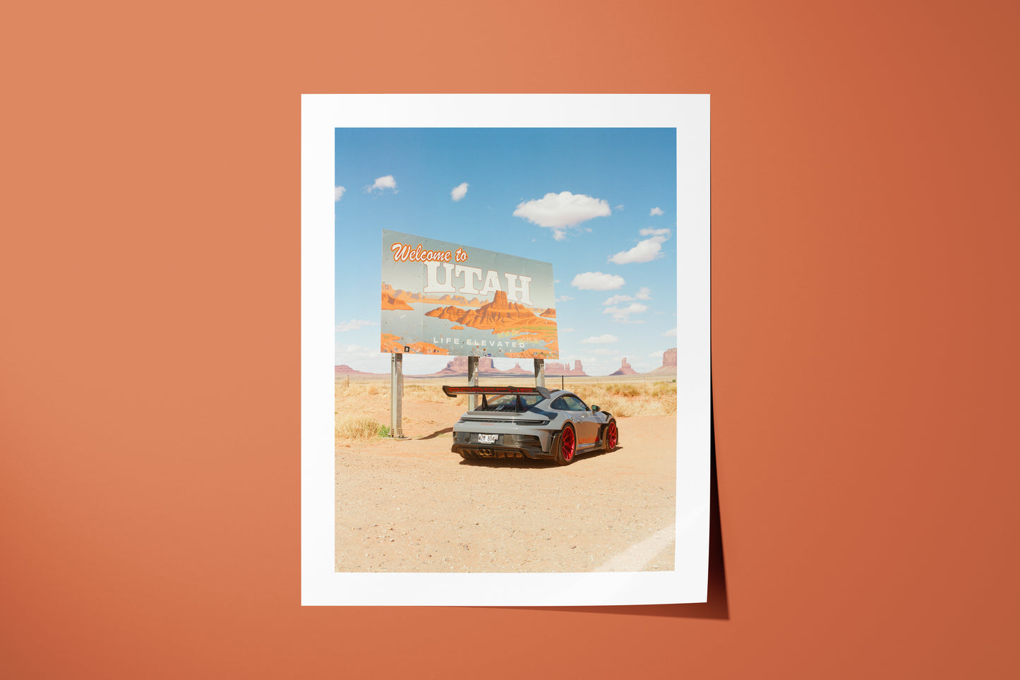 GT3RS Road Trip (Utah Sign)