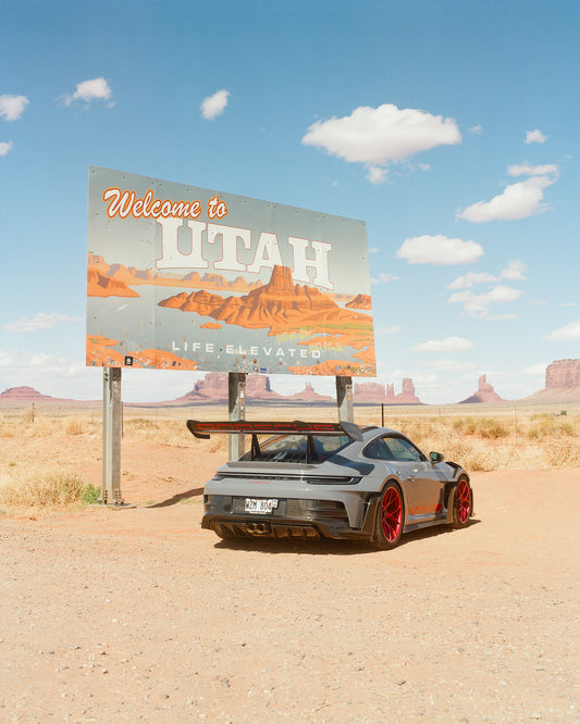 GT3RS Road Trip (Utah Sign)